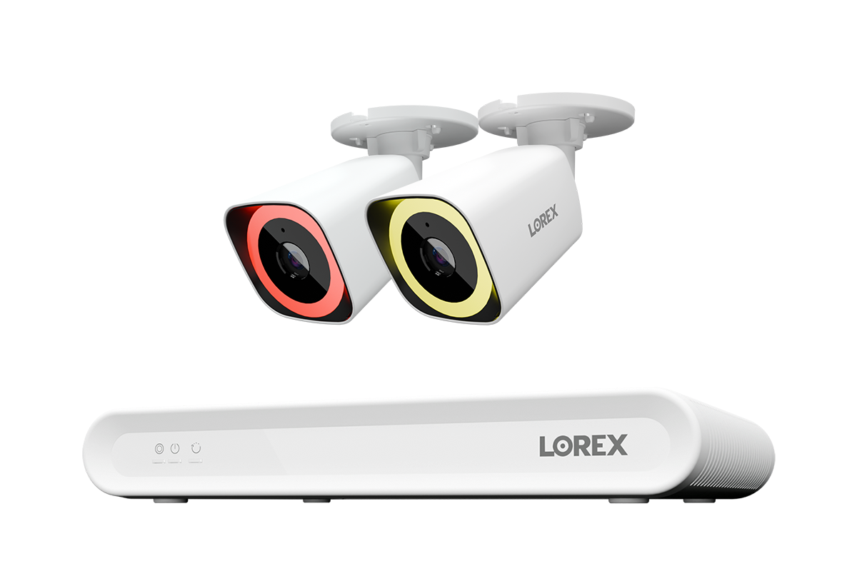 Lorex Connect V Series 4K 8-Channel Wired NVR System with V5 4K PoE Bullet Cameras - 1TB