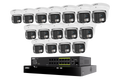 Lorex Connect X Series 4K 32-Channel Wired NVR System with X3 Dual-Lens Turret Camera - 8TB