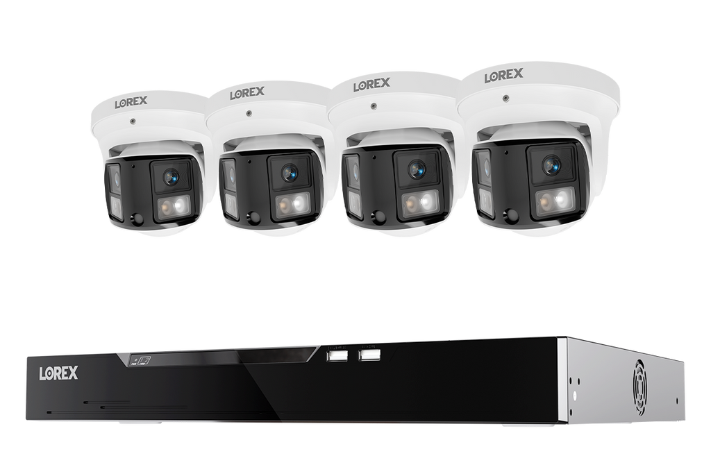 Lorex Connect X Series 4K 16-Channel Wired NVR System with X3 Dual-Lens Turret Camera - 4TB