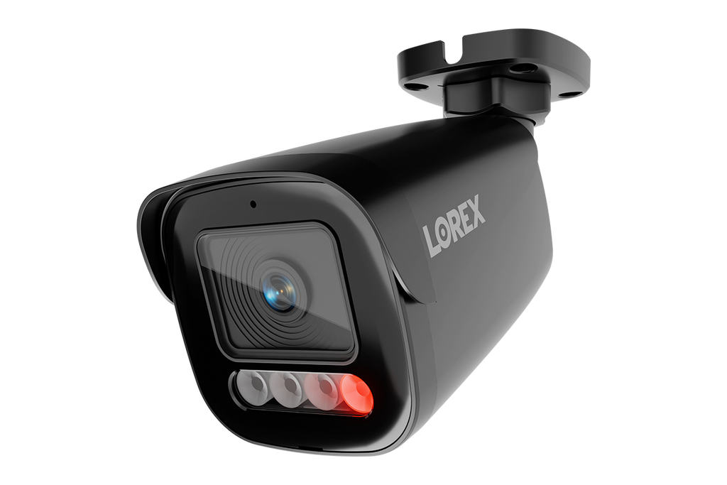 Lorex Connect X5 4K PoE Bullet Camera with AI Color Night Vision - White/Black