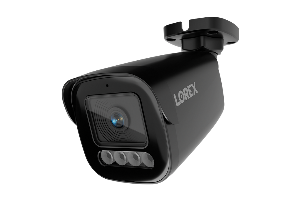 Lorex Connect X3 4K Motorized Varifocal PoE Bullet Camera with Active Deterrence - Black/White