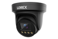 Lorex Connect X3 4K Motorized Varifocal PoE Turret Camera with Active Deterrence - Black/White