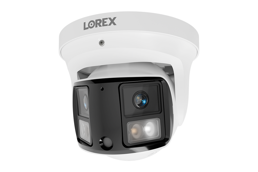 Lorex Connect X3 4K Dual-Lens Turret Camera with 190° Panoramic Coverage
