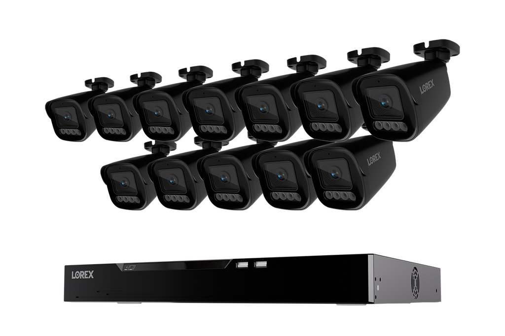 Lorex Connect X Series 4K 16-Channel Wired NVR System with X3 Bullet Security Cameras - 4TB