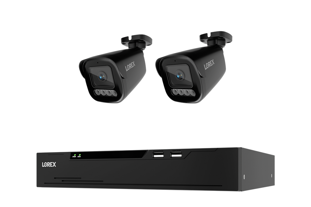 Lorex Connect X Series 4K 8-Channel Wired NVR System with X3 Bullet Security Cameras - 2TB
