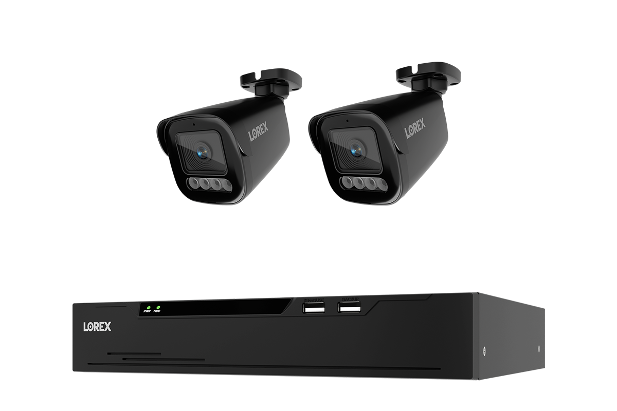 Lorex Connect X Series 4K 8-Channel Wired NVR System with X3 Bullet Security Cameras - 2TB
