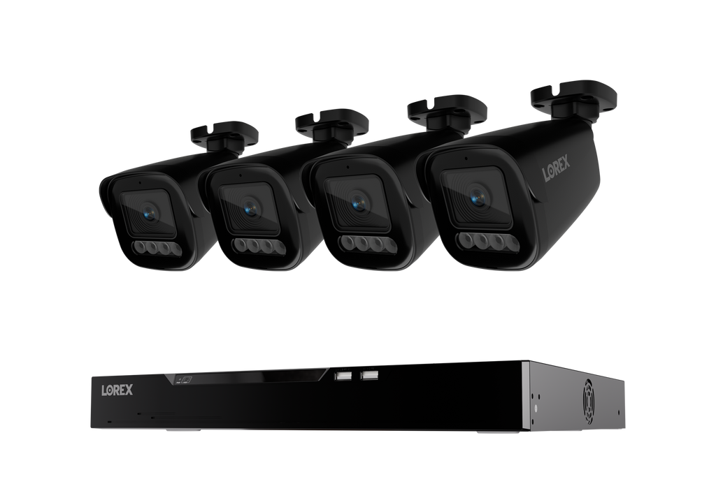 Lorex Connect X Series 4K 16-Channel Wired NVR System with X3 Bullet Security Cameras - 4TB
