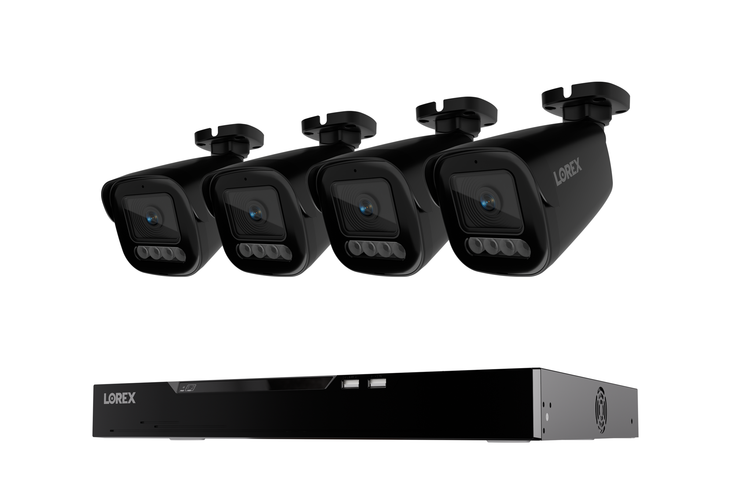 Lorex Connect X Series 4K 16-Channel Wired NVR System with X3 Bullet Security Cameras - 4TB