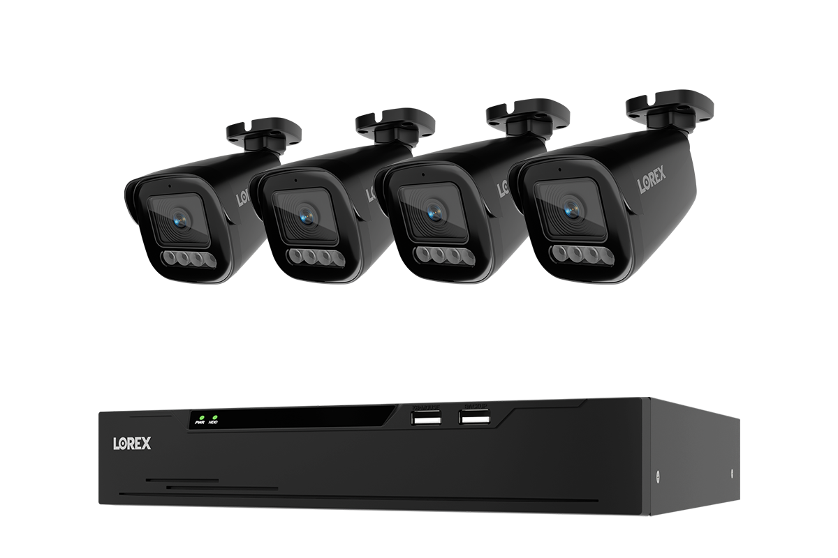 Lorex Connect X Series 4K 8-Channel Wired NVR System with X3 Bullet Security Cameras - 2TB