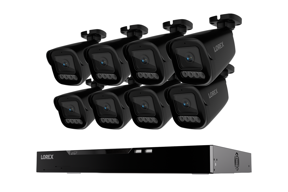 Lorex Connect X Series 4K 16-Channel Wired NVR System with X3 Bullet Security Cameras - 4TB