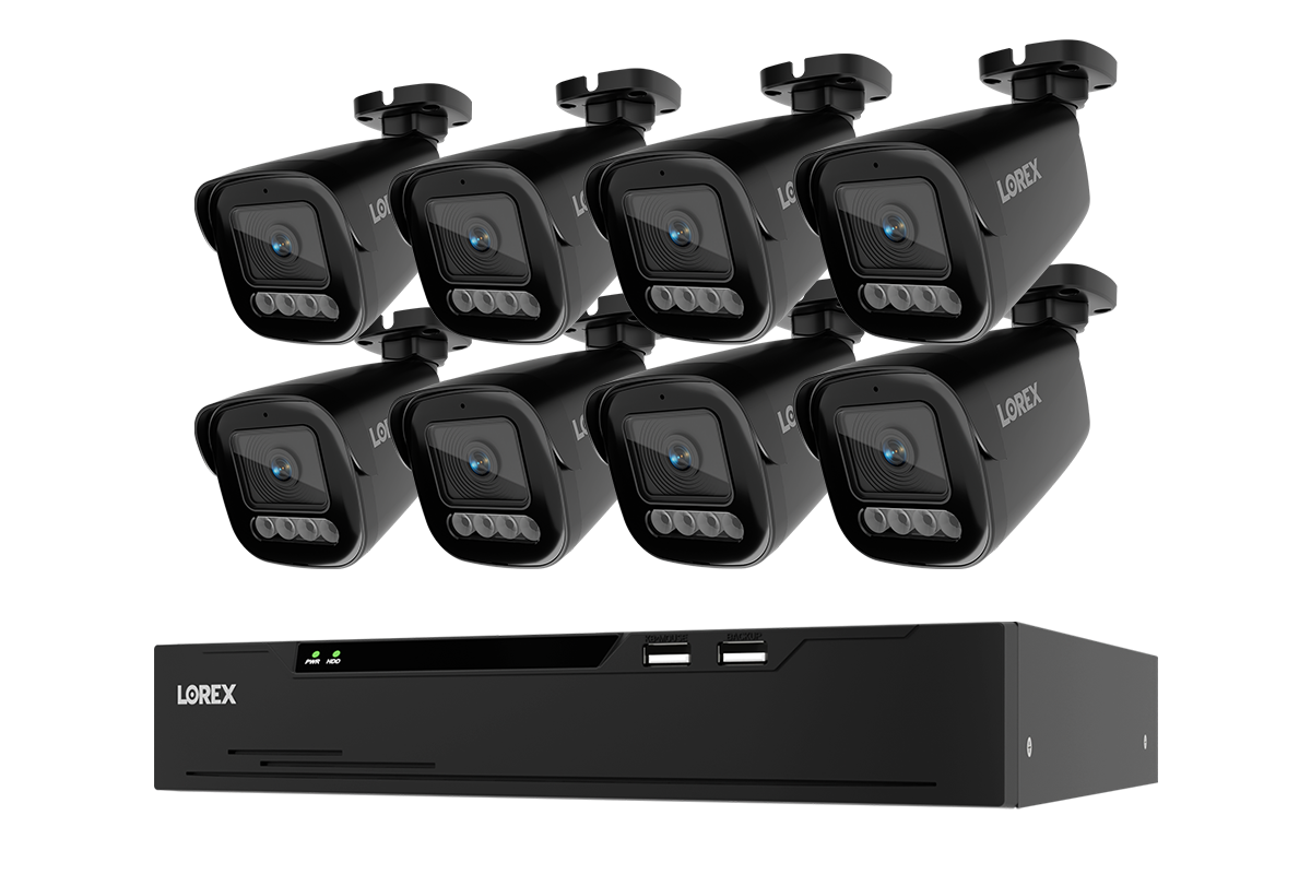 Lorex Connect X Series 4K 8-Channel Wired NVR System with X3 Bullet Security Cameras - 2TB