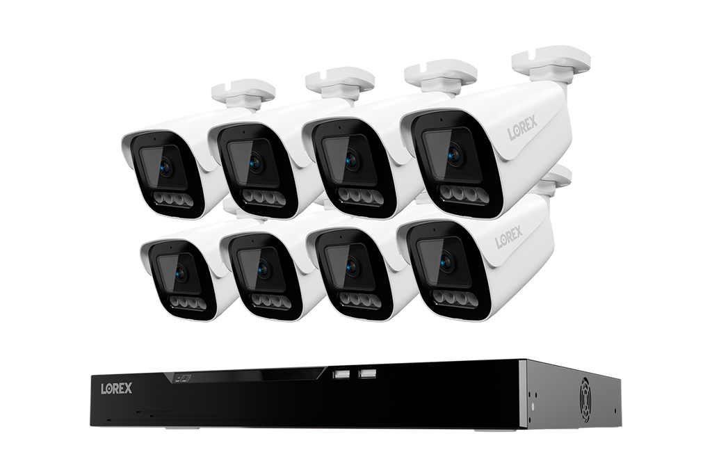 Lorex Connect X Series 4K 16-Channel Wired NVR System with X3 Bullet Security Cameras - 4TB