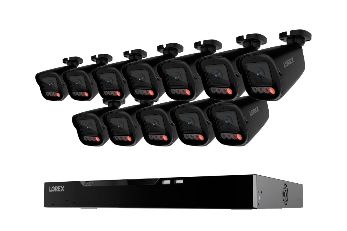 Lorex Connect X Series 4K 16-Channel Wired NVR System with X5 Bullet Security Cameras - 4TB