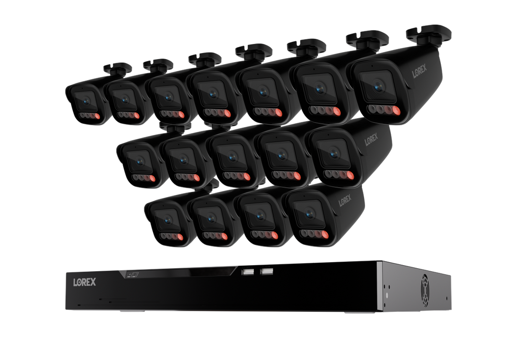 Lorex Connect X Series 4K 16-Channel Wired NVR System with X5 Bullet Security Cameras - 4TB