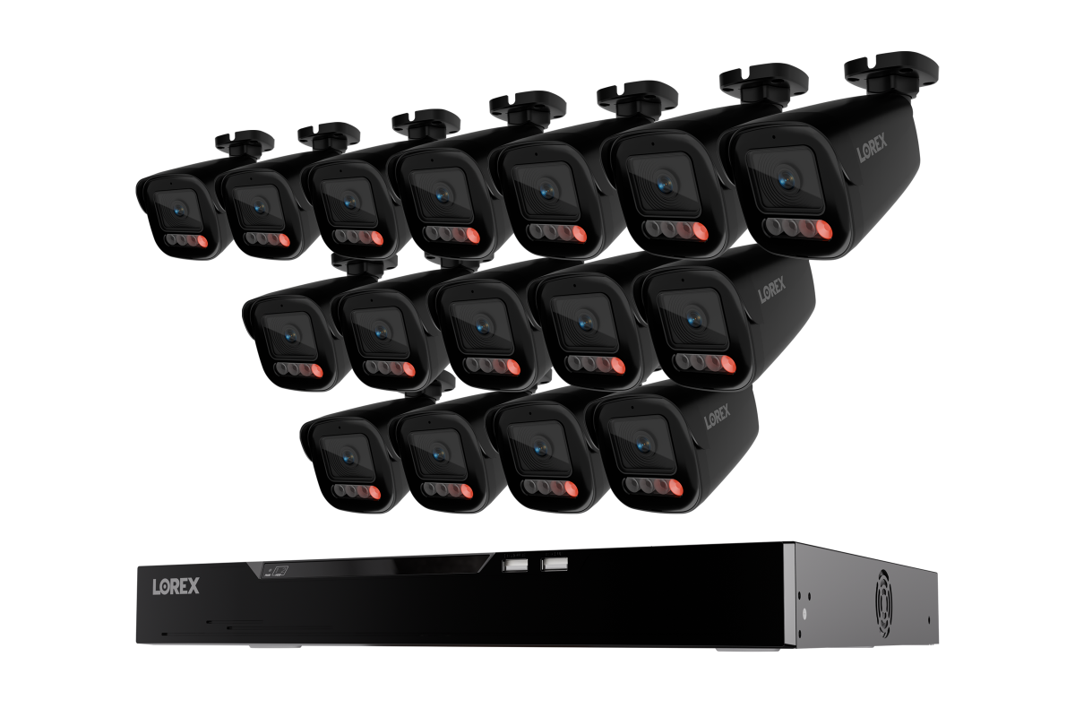 Lorex Connect X Series 4K 16-Channel Wired NVR System with X5 Bullet Security Cameras - 4TB