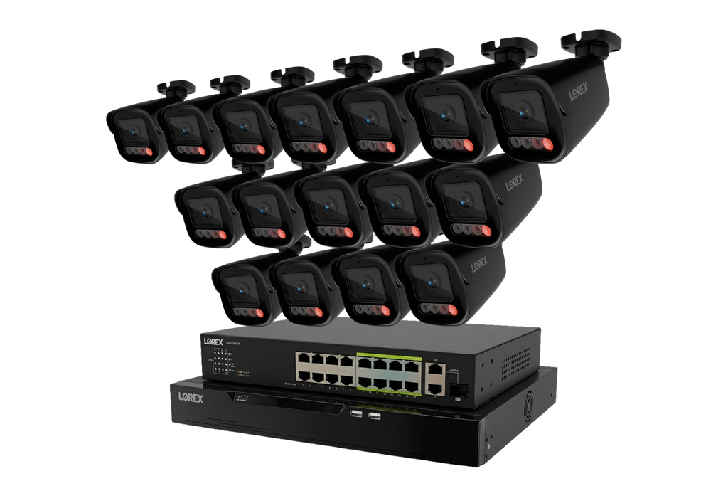 Lorex Connect X Series 4K 32-Channel Wired NVR System with X5 Bullet Security Cameras - 8TB