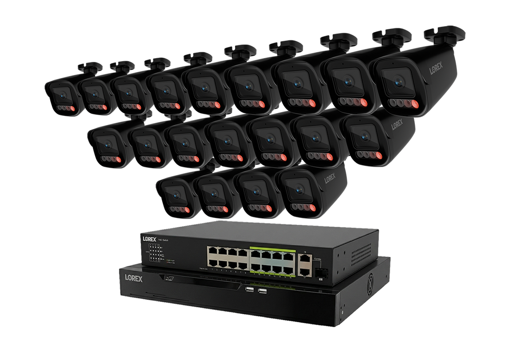 Lorex Connect X Series 4K 32-Channel Wired NVR System with X5 Bullet Security Cameras - 8TB