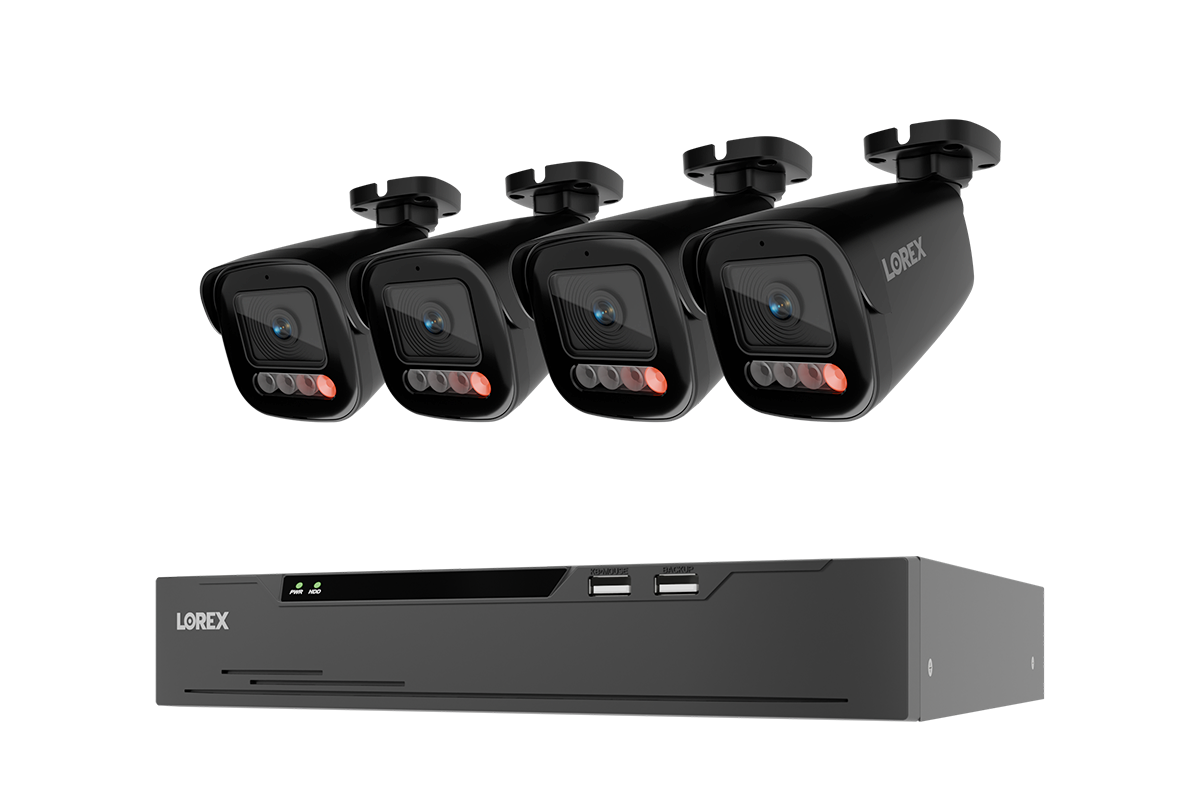 Lorex Connect X Series 4K 8-Channel Wired NVR System with X5 Bullet Security Cameras - 2TB