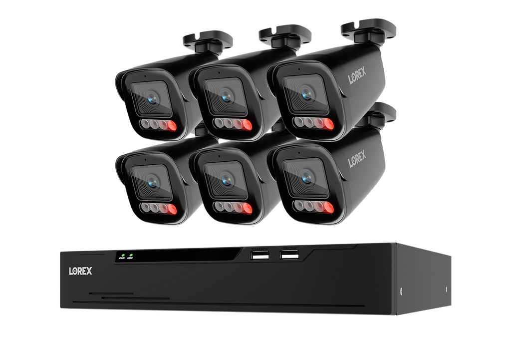Lorex Connect X Series 4K 8-Channel Wired NVR System with X5 Bullet Security Cameras - 2TB