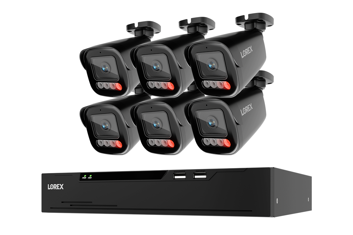 Lorex Connect X Series 4K 8-Channel Wired NVR System with X5 Bullet Security Cameras - 2TB