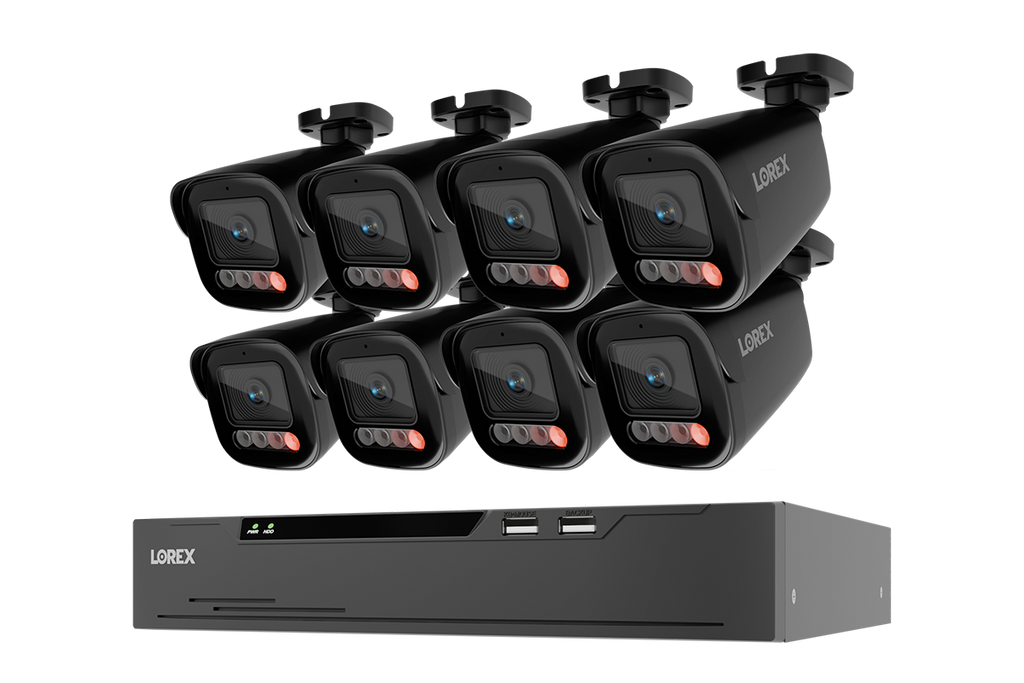 Lorex Connect X Series 4K 8-Channel Wired NVR System with X5 Bullet Security Cameras - 2TB