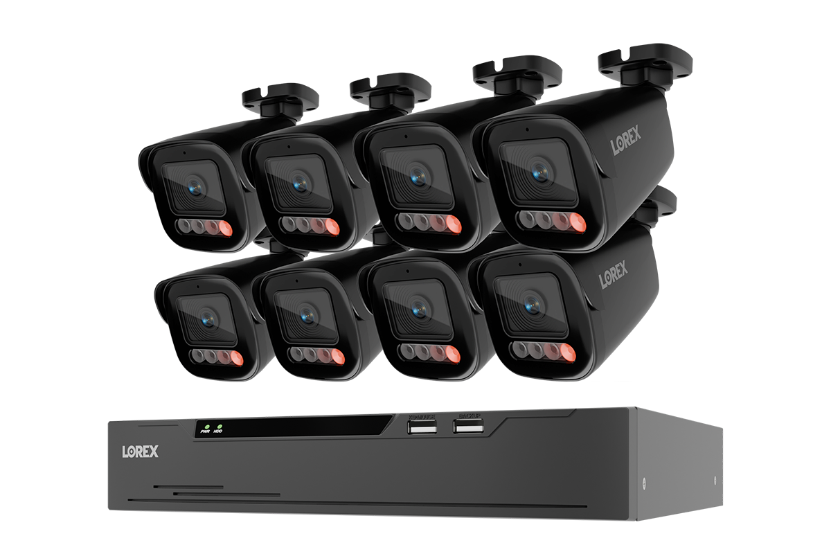 Lorex Connect X Series 4K 8-Channel Wired NVR System with X5 Bullet Security Cameras - 2TB
