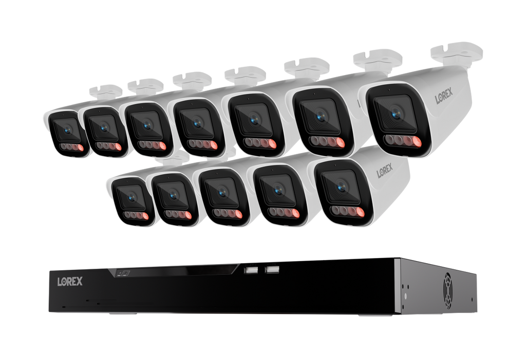 Lorex Connect X Series 4K 16-Channel Wired NVR System with X5 Bullet Security Cameras - 4TB