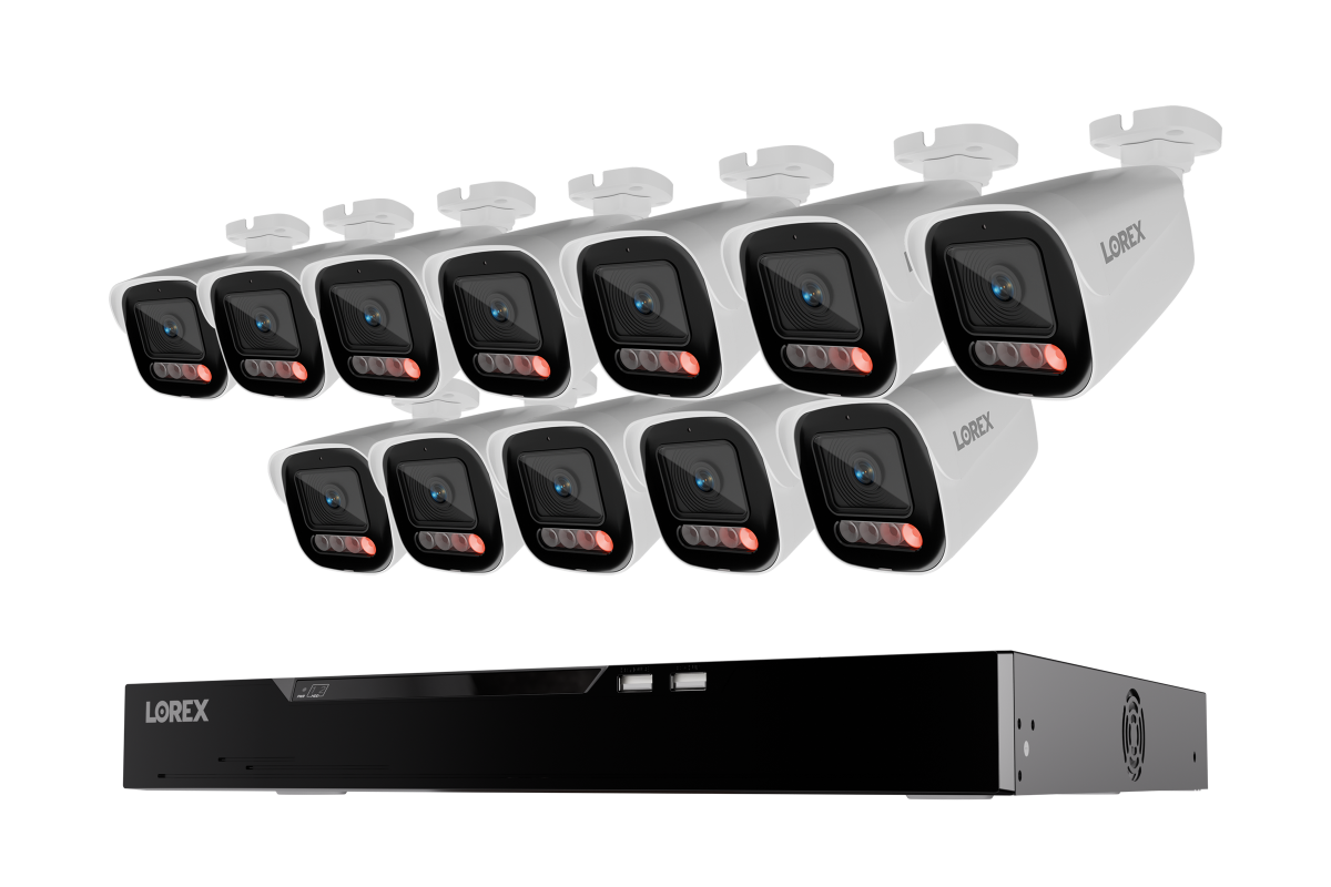 Lorex Connect X Series 4K 16-Channel Wired NVR System with X5 Bullet Security Cameras - 4TB