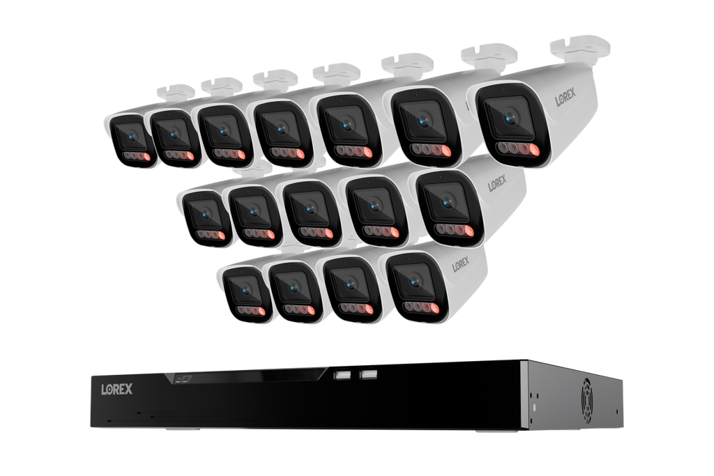 Lorex Connect X Series 4K 16-Channel Wired NVR System with X5 Bullet Security Cameras - 4TB