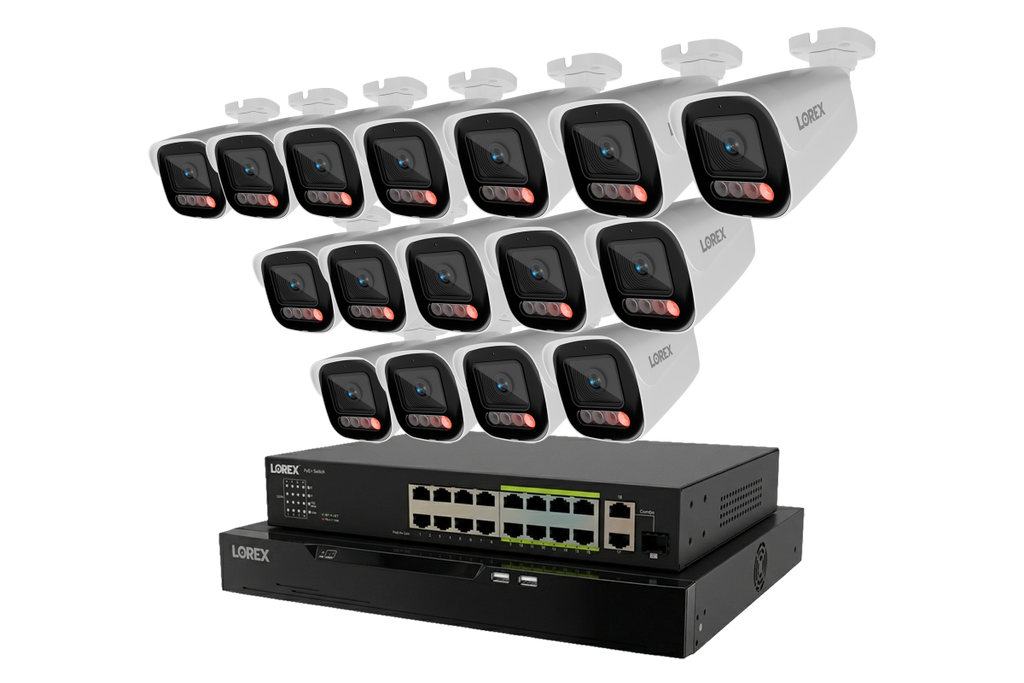 Lorex Connect X Series 4K 32-Channel Wired NVR System with X5 Bullet Security Cameras - 8TB