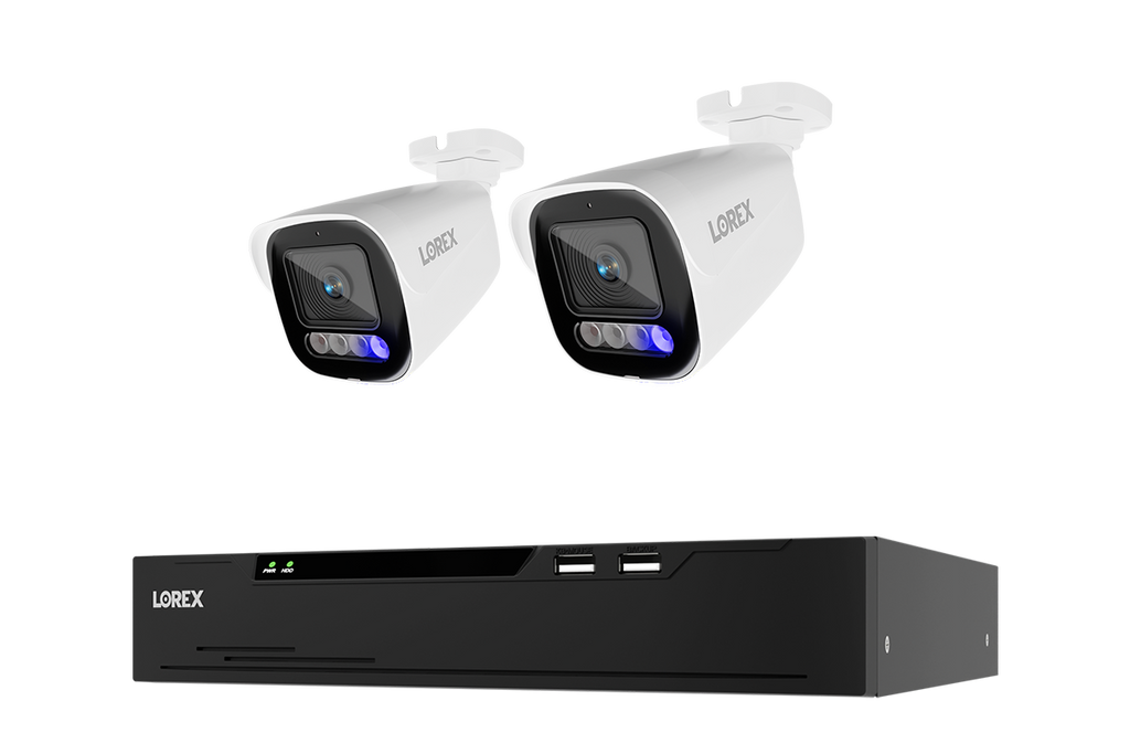 Lorex Connect X Series 4K 8-Channel Wired NVR System with X5 Bullet Security Cameras - 2TB