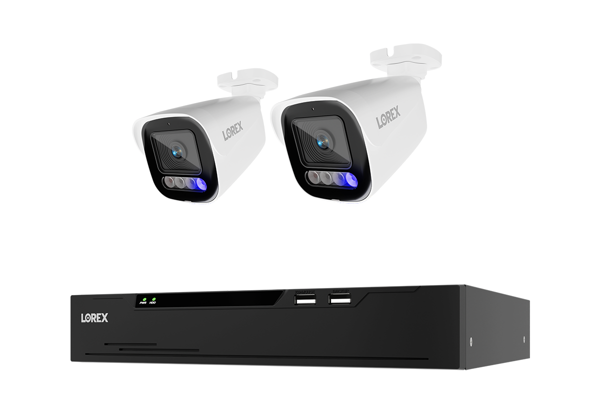 Lorex Connect X Series 4K 8-Channel Wired NVR System with X5 Bullet Security Cameras - 2TB