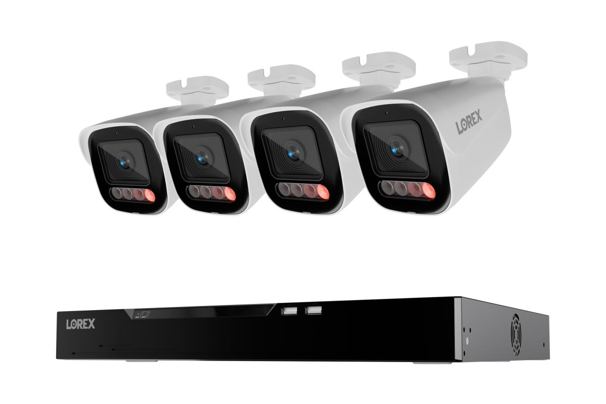 Lorex Connect X Series 4K 16-Channel Wired NVR System with X5 Bullet Security Cameras - 4TB