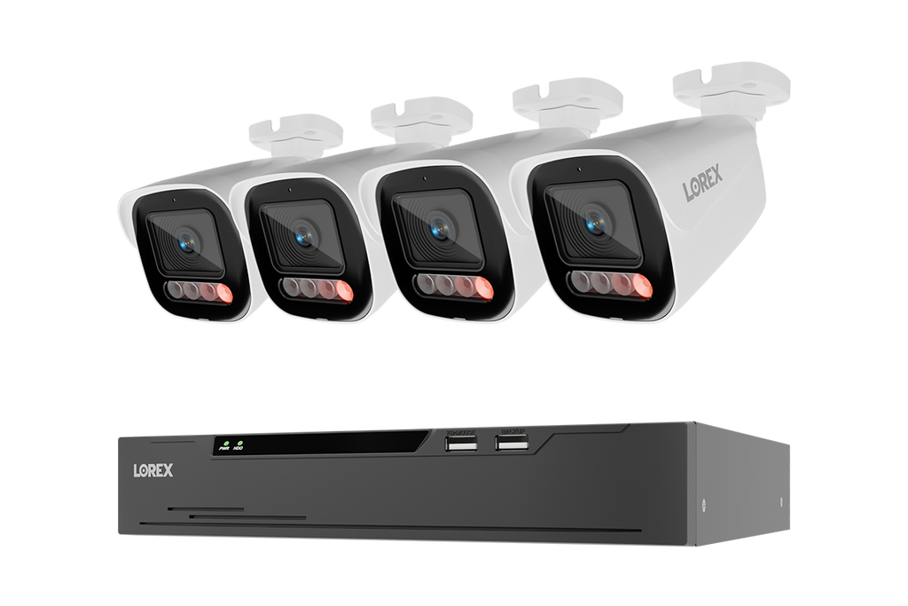 Lorex Connect X Series 4K 8-Channel Wired NVR System with X5 Bullet Security Cameras - 2TB