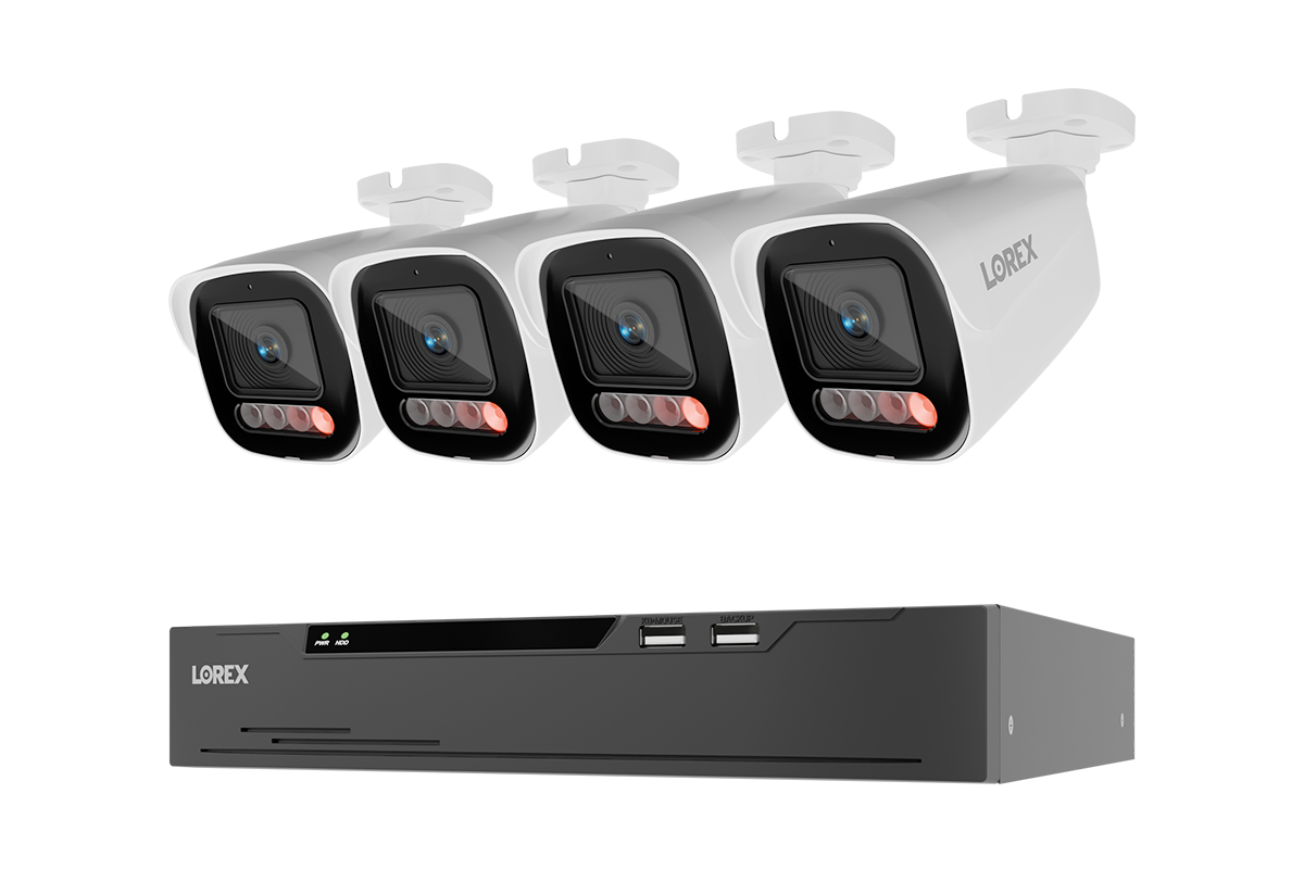 Lorex Connect X Series 4K 8-Channel Wired NVR System with X5 Bullet Security Cameras - 2TB