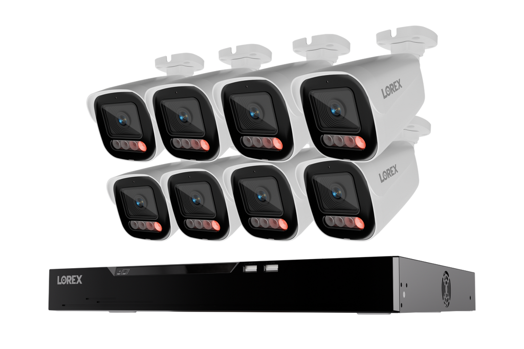 Lorex Connect X Series 4K 16-Channel Wired NVR System with X5 Bullet Security Cameras - 4TB