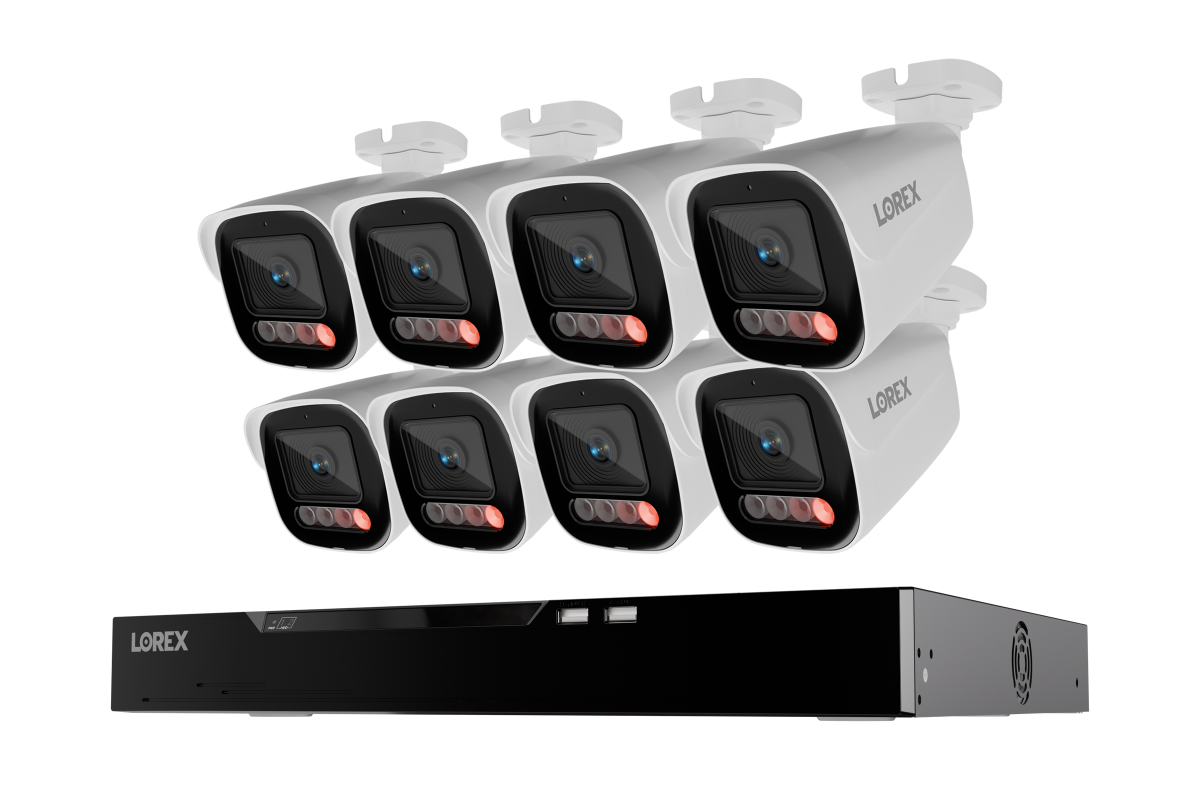 Lorex Connect X Series 4K 16-Channel Wired NVR System with X5 Bullet Security Cameras - 4TB