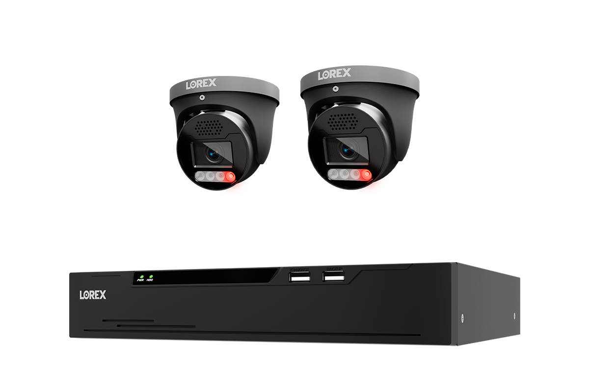 Lorex Connect X Series 4K 8-Channel Wired NVR System with X5 Turret Security Cameras - 2TB