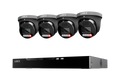 Lorex Connect X Series 4K 16-Channel Wired NVR System with X5 Turret Security Cameras - 4TB