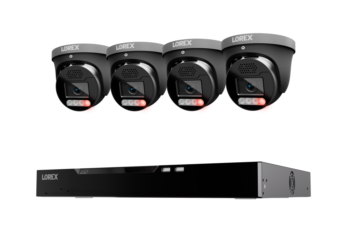 Lorex Connect X Series 4K 16-Channel Wired NVR System with X5 Turret Security Cameras - 4TB