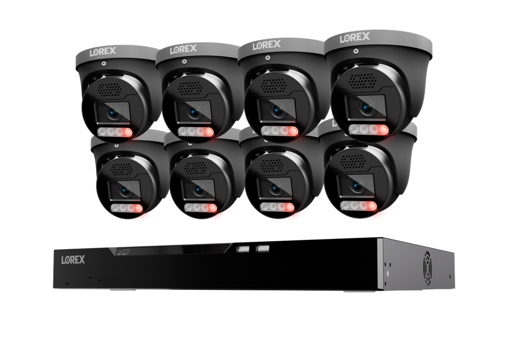 Lorex Connect X Series 4K 16-Channel Wired NVR System with X5 Turret Security Cameras - 4TB