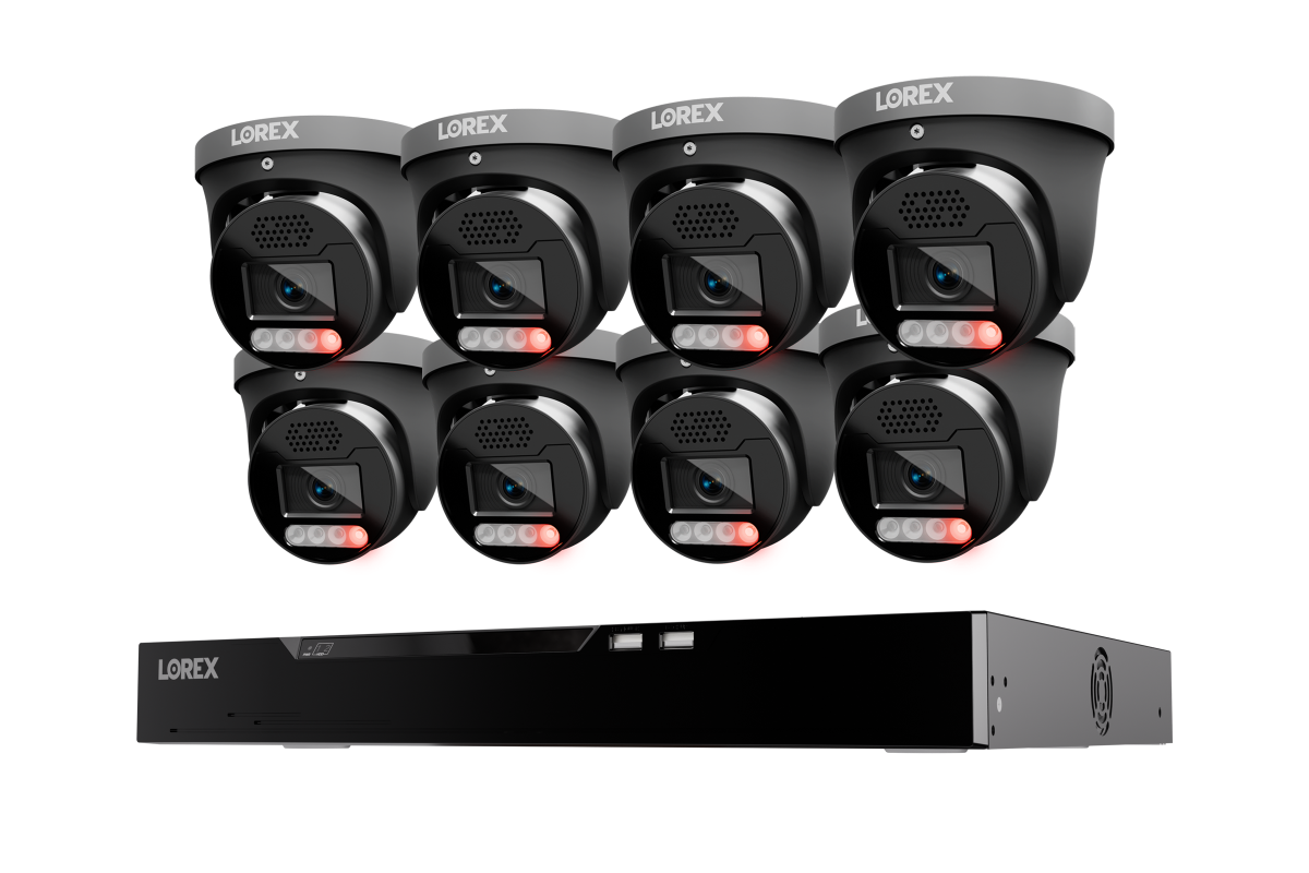Lorex Connect X Series 4K 16-Channel Wired NVR System with X5 Turret Security Cameras - 4TB