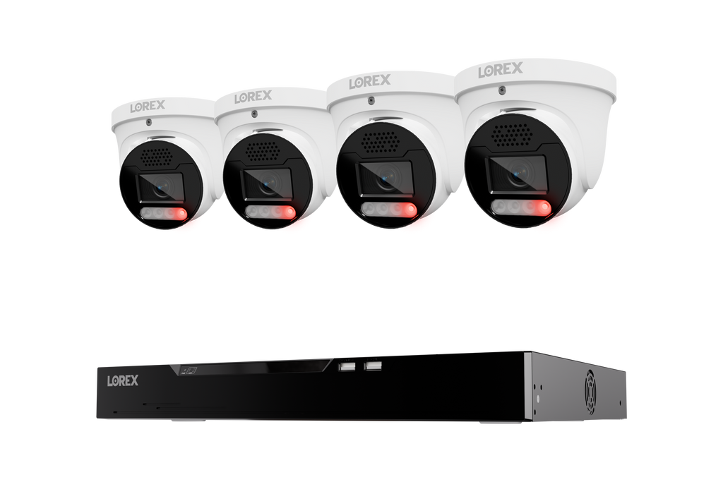 Lorex Connect X Series 4K 16-Channel Wired NVR System with X5 Turret Security Cameras - 4TB