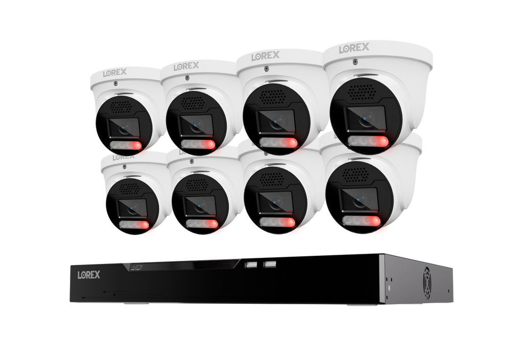 Lorex Connect X Series 4K 16-Channel Wired NVR System with X5 Turret Security Cameras - 4TB