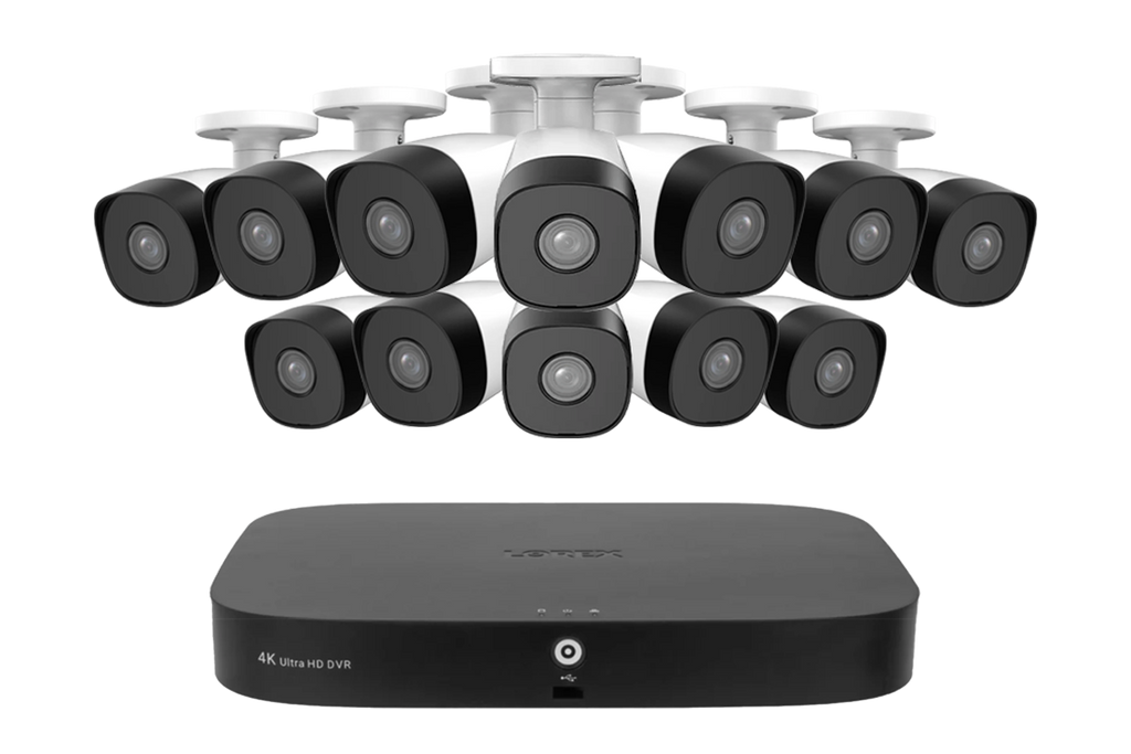 Lorex Classic Fusion Series 4K 20-Channel (16 Wired + 4 Fusion Wi-Fi) 1TB DVR Wired System with 1080p Analog Bullet Security Cameras