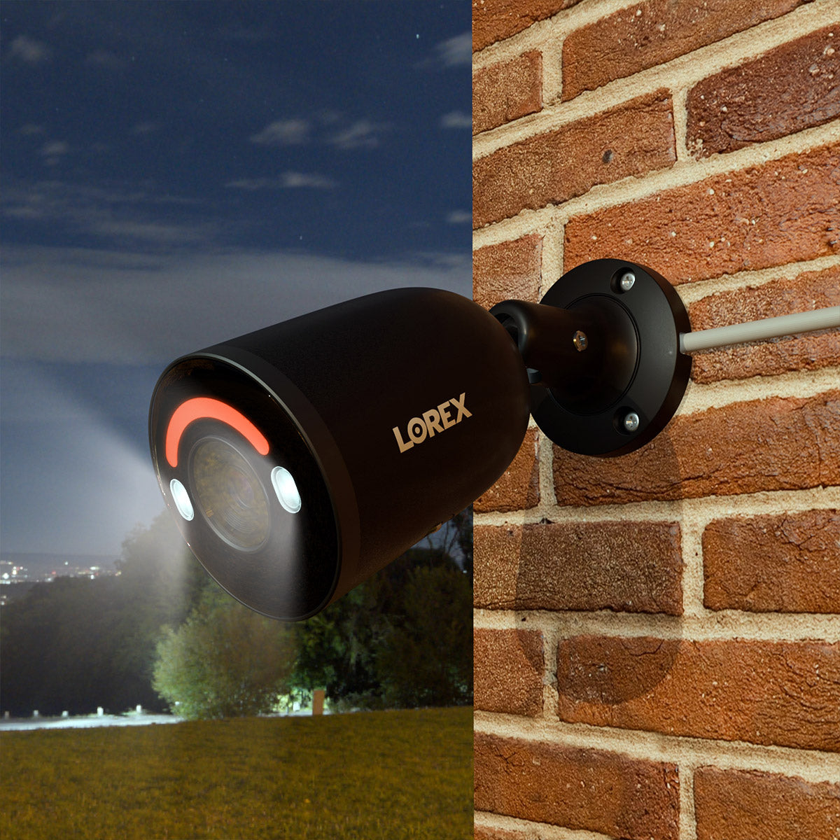 Lorex Fusion Series 4K 16 Camera Capable (Wired or Fusion Wi-Fi) 4TB Wired NVR System with H12 Wired 4K IP Bullet Cameras