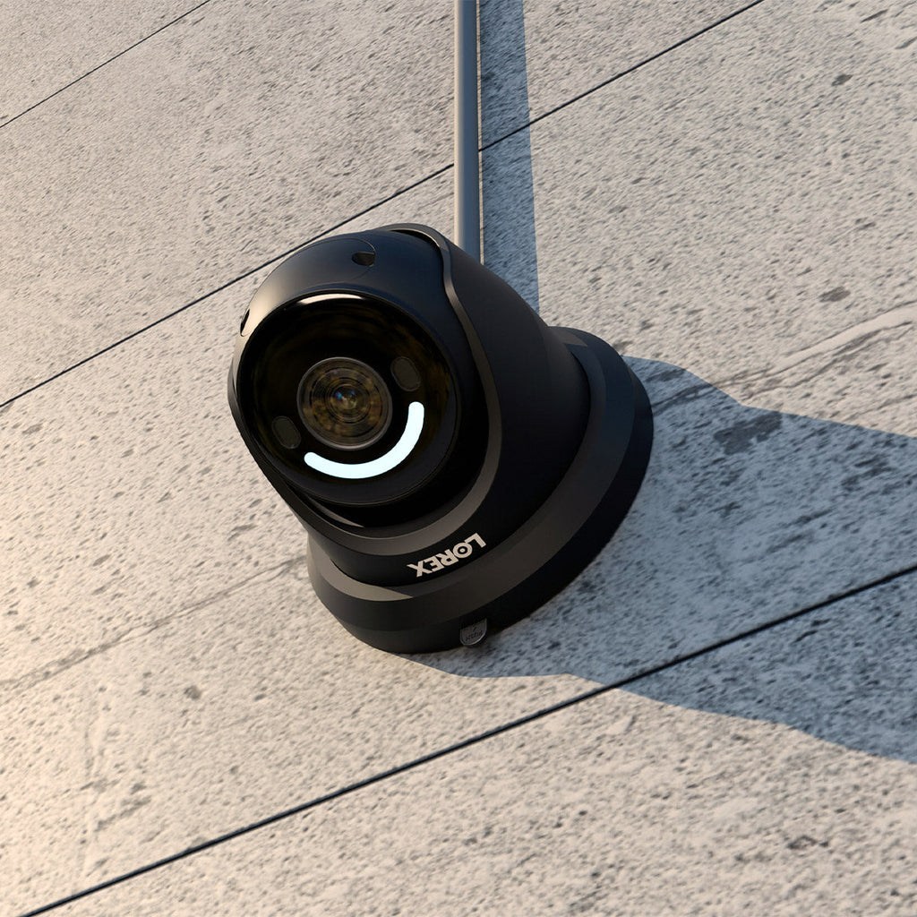 Lorex Fusion Series 4K 16 Camera Capable (Wired or Fusion Wi-Fi) 4TB Wired NVR System with H12 Wired 4K IP Turret Cameras