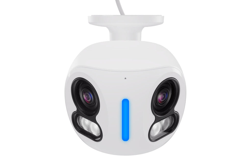 Lorex Classic 4K Dual-Lens IP Camera with Smart Lighting & Motion Detection
