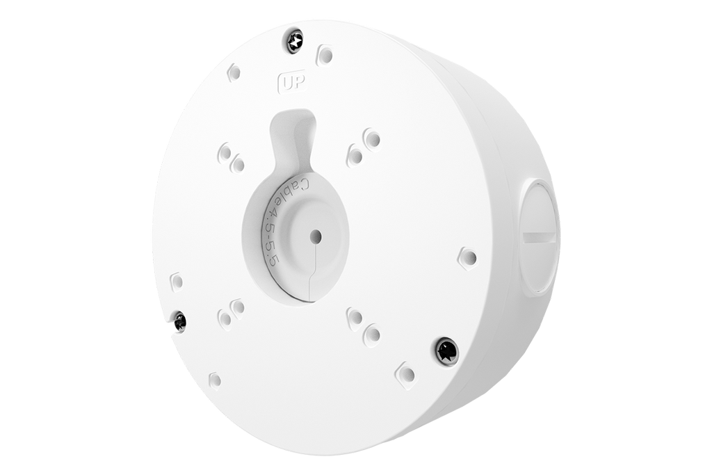 Round Junction Box for Fixed-Lens Cameras (Metal)