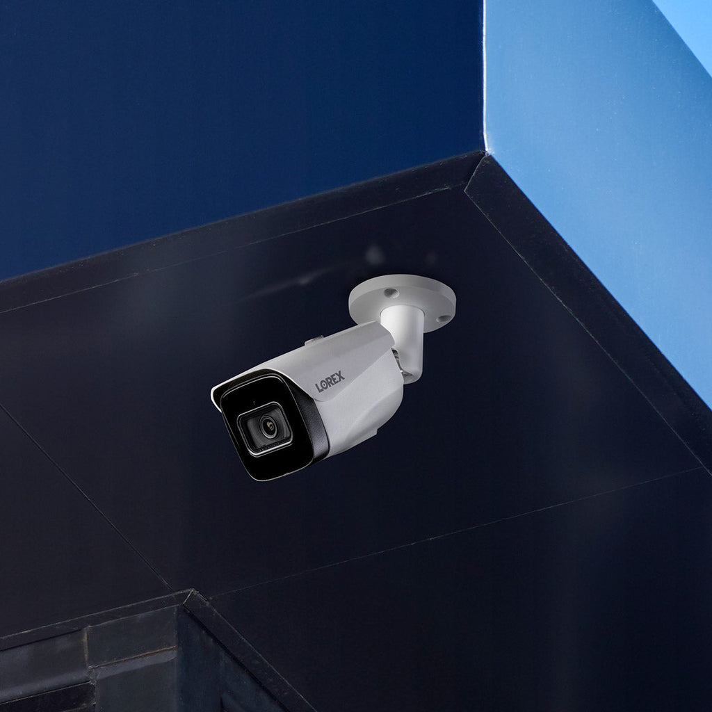 Lorex 4K 4TB Wired NVR System with Five Nocturnal 3 Bullet Cameras and Four Nocturnal 3 Turret Cameras